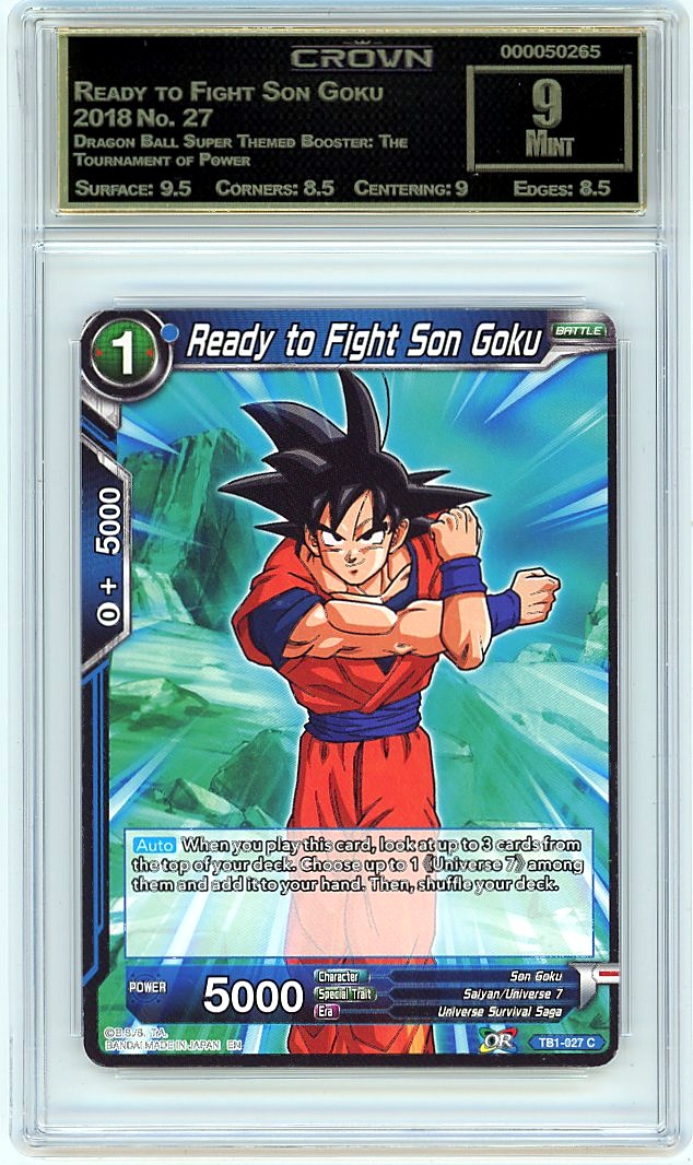 Ready to Fight Son Goku