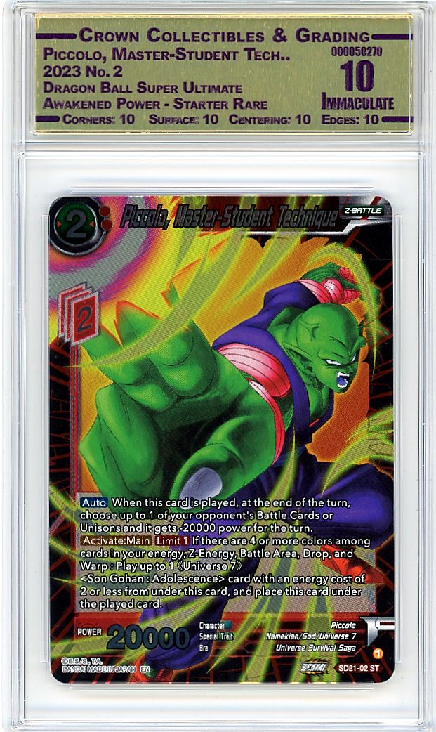 Piccolo, Master-Student Tech..