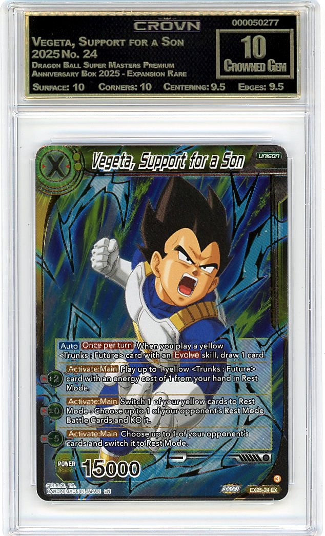 Vegeta, Support for a Son