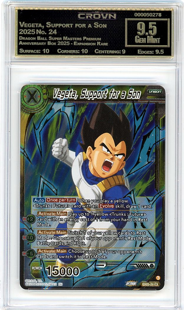 Vegeta, Support for a Son