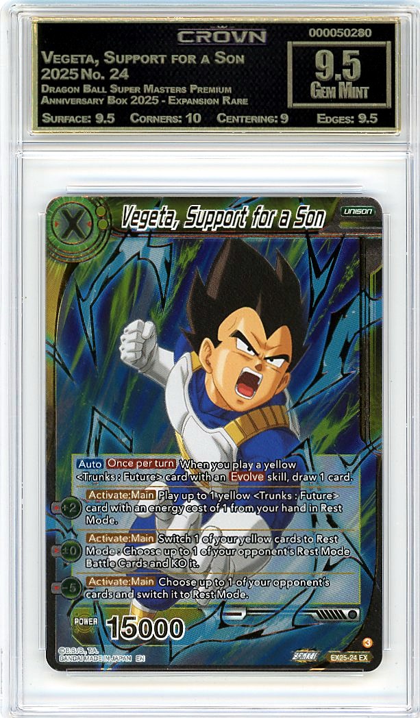 Vegeta, Support for a Son