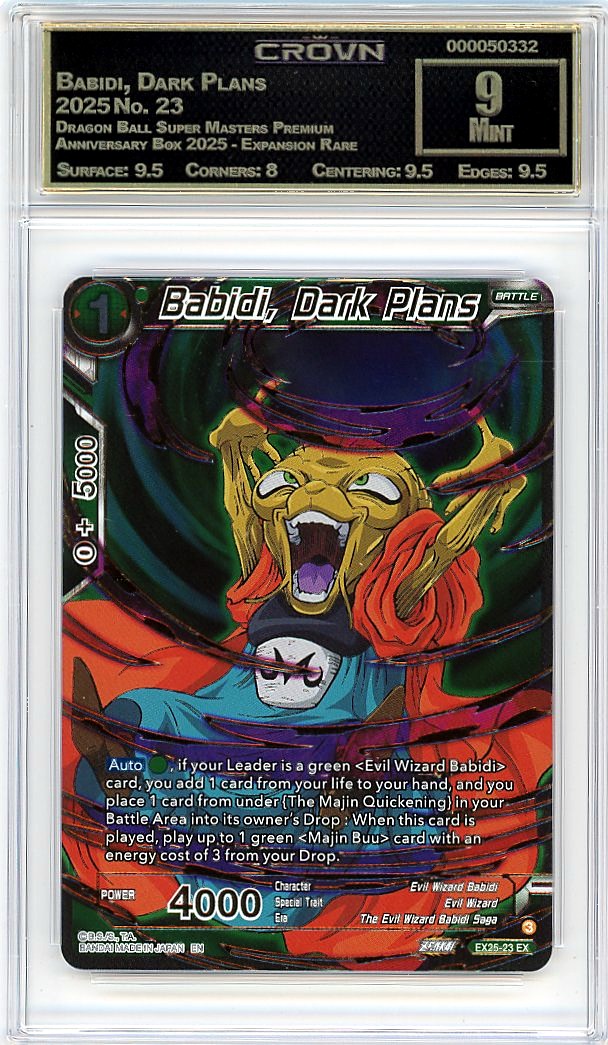 Babidi, Dark Plans