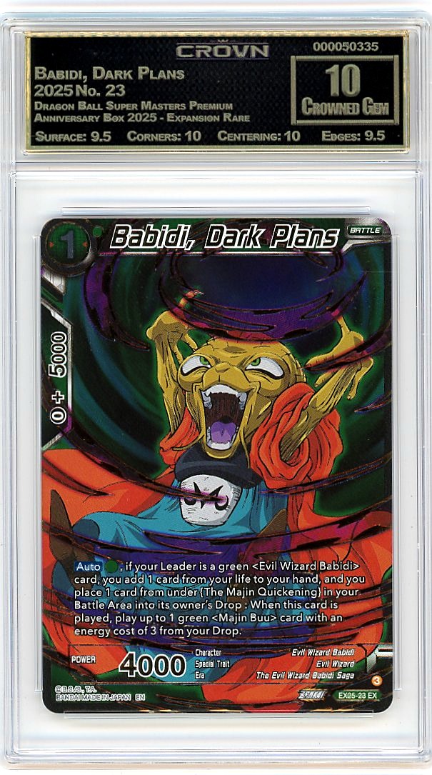 Babidi, Dark Plans