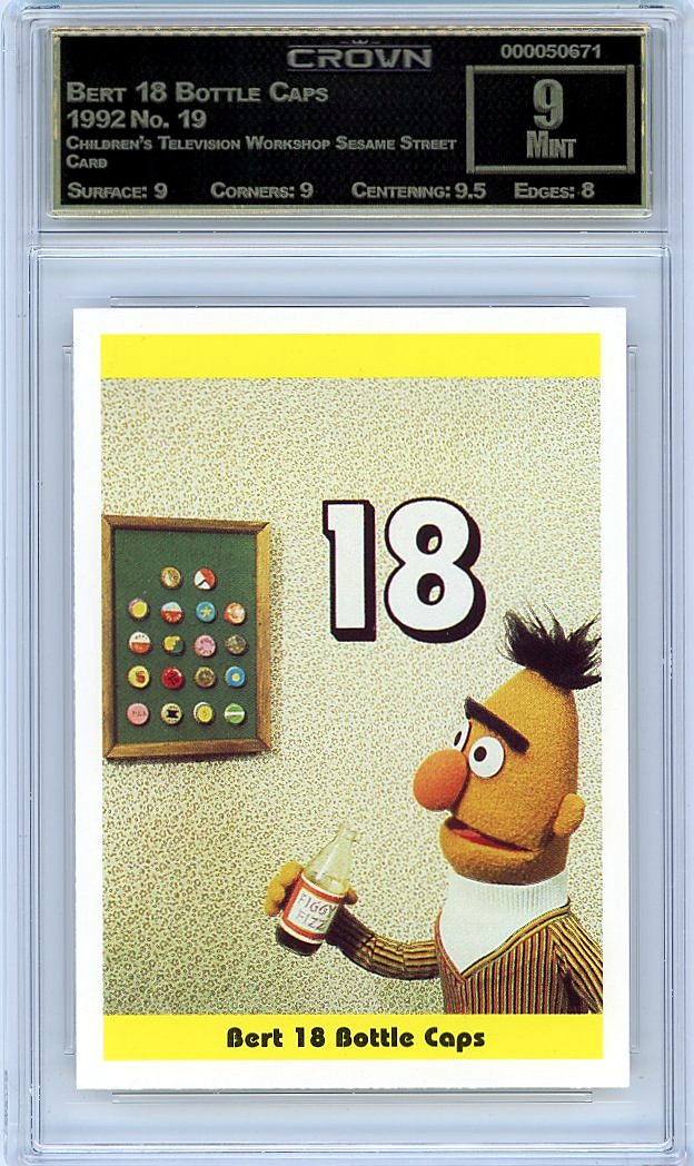 Bert 18 Bottle Caps