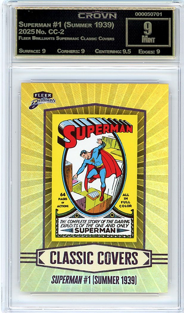 Superman #1 (Summer 1939)