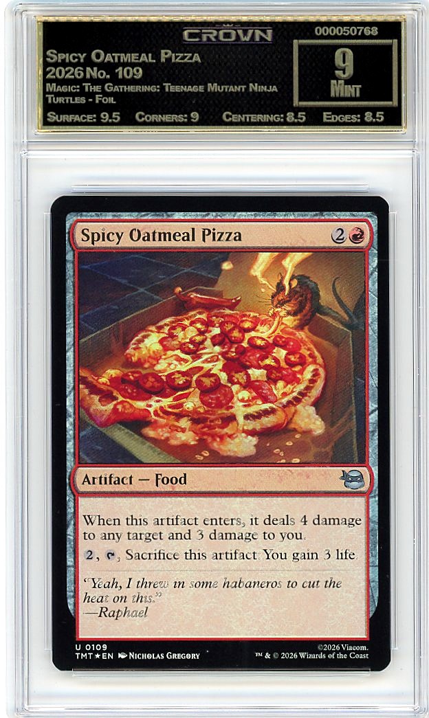 Spicy Oatmeal Pizza