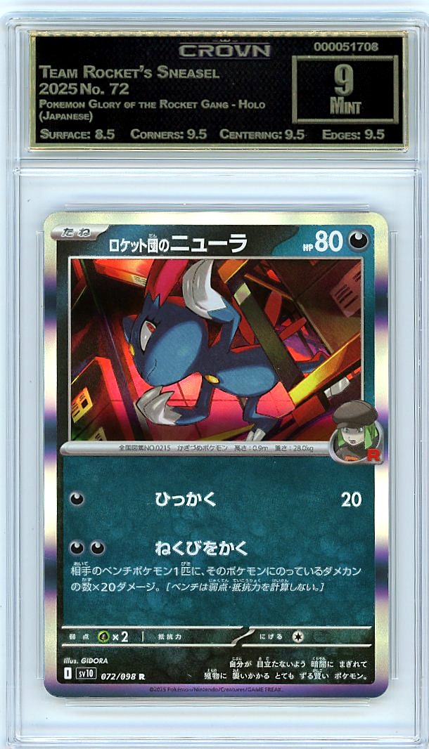 Team Rocket's Sneasel