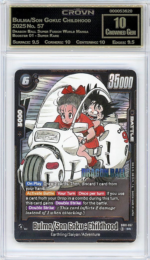 Bulma/Son Goku: Childhood