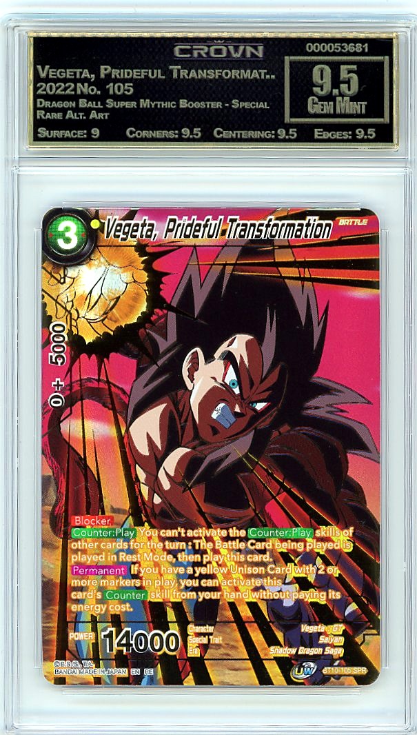 Vegeta, Prideful Transformat..