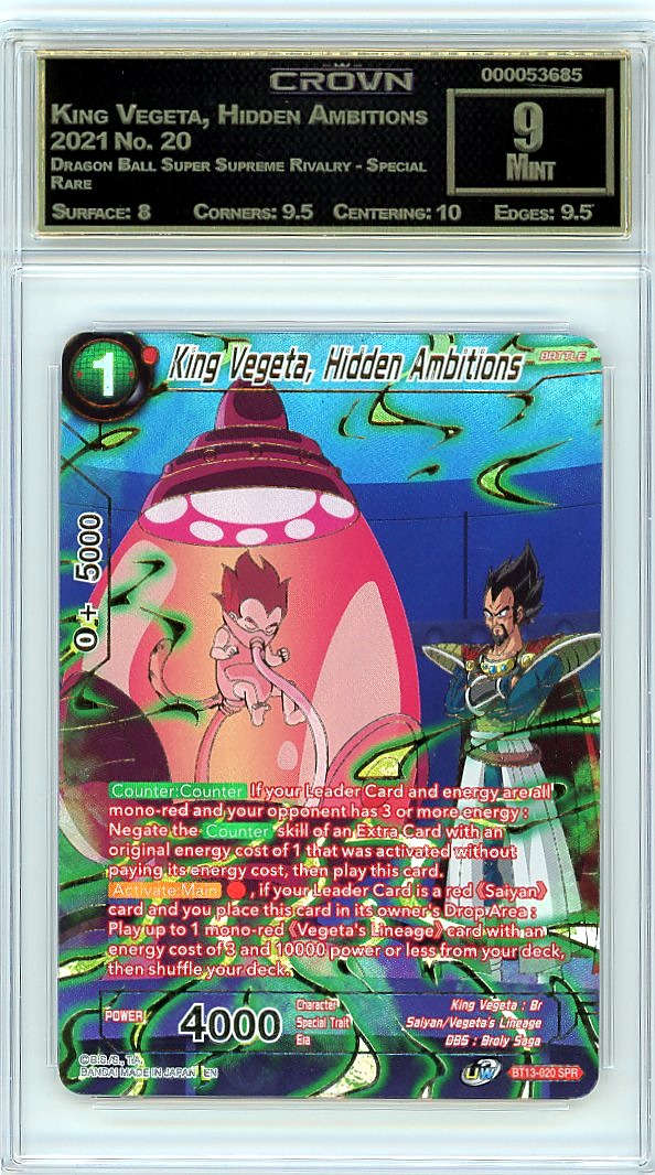 King Vegeta, Hidden Ambitions