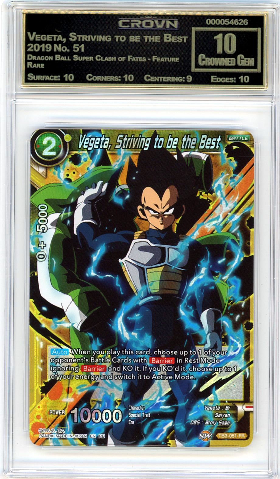 Vegeta, Striving to be the Best