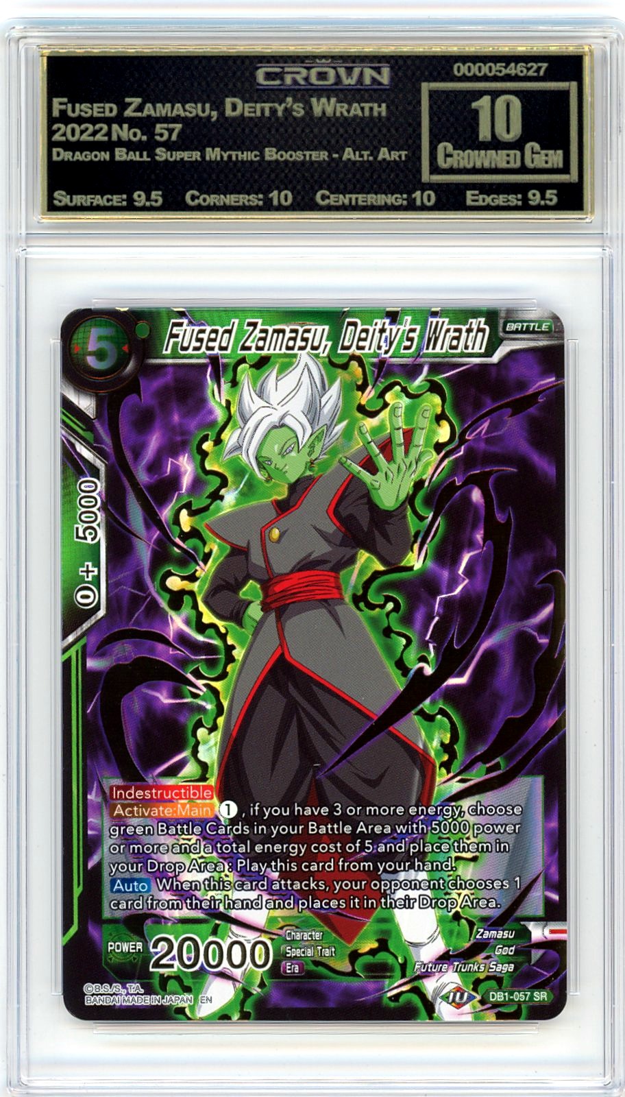Fused Zamasu, Deity's Wrath