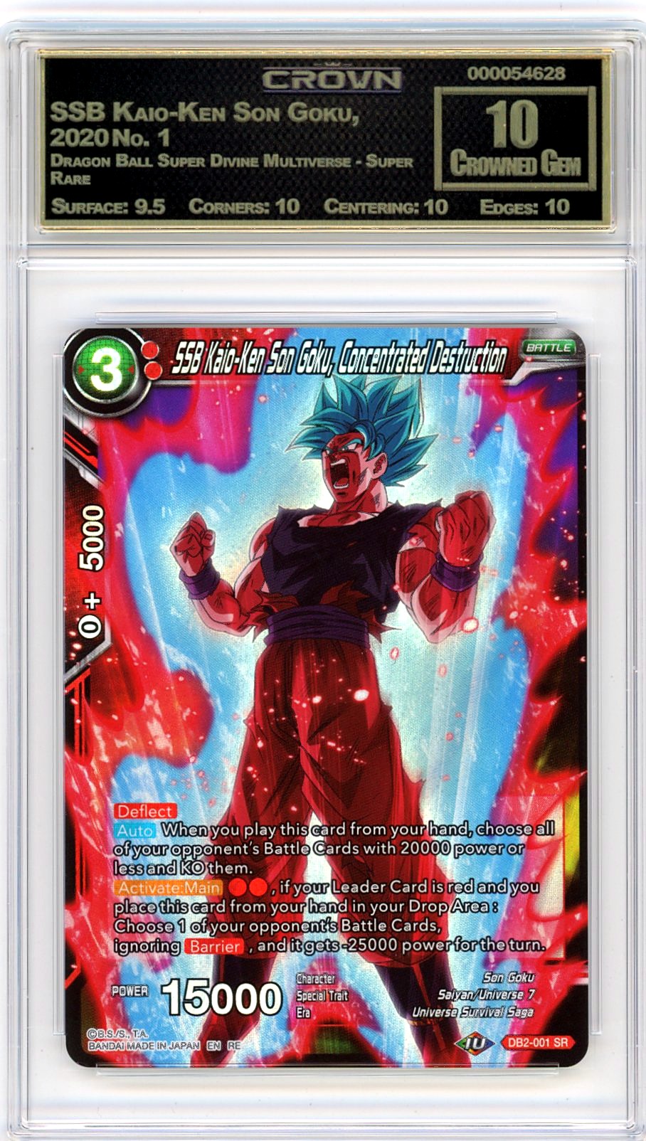 SSB Kaio-Ken Son Goku, Conc..