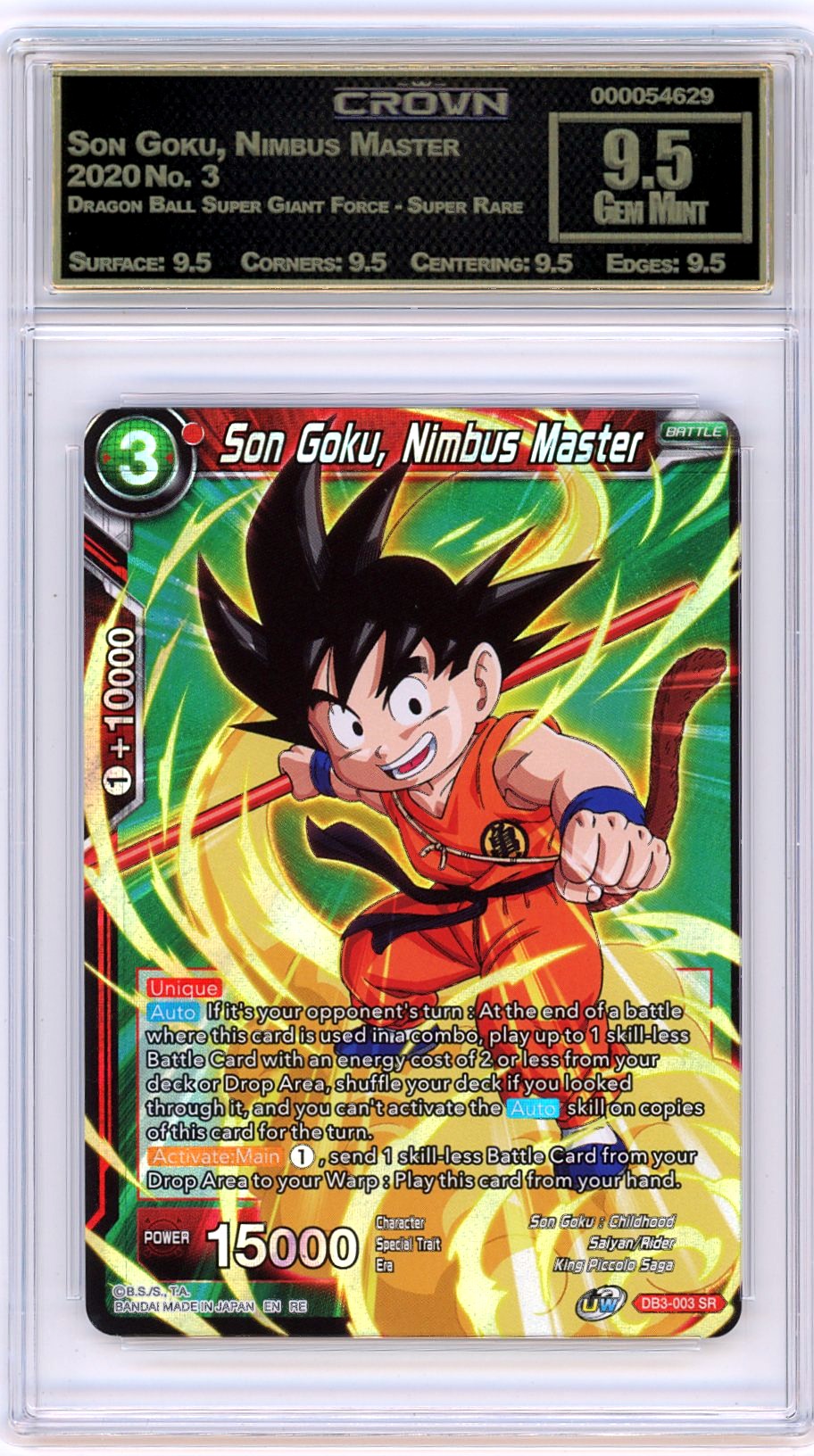Son Goku, Nimbus Master