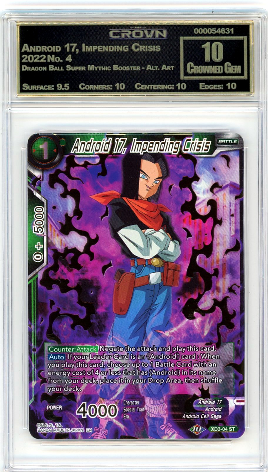 Android 17, Impending Crisis