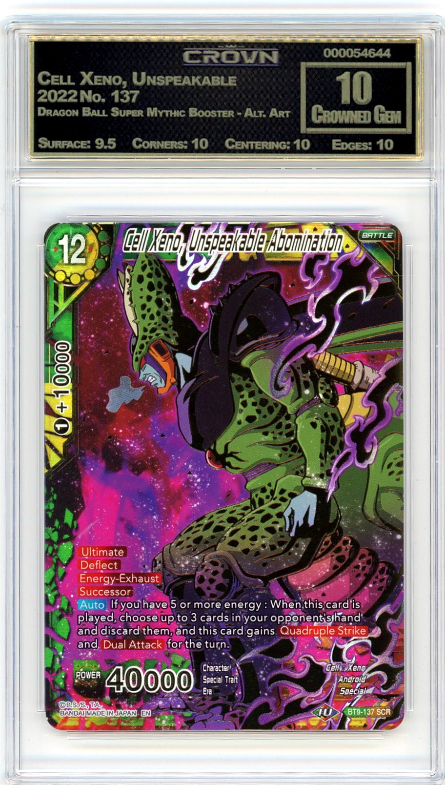 Cell Xeno, Unspeakable Abo…