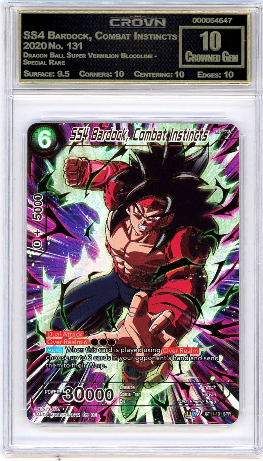 SS4 Bardock, Combat Instincts