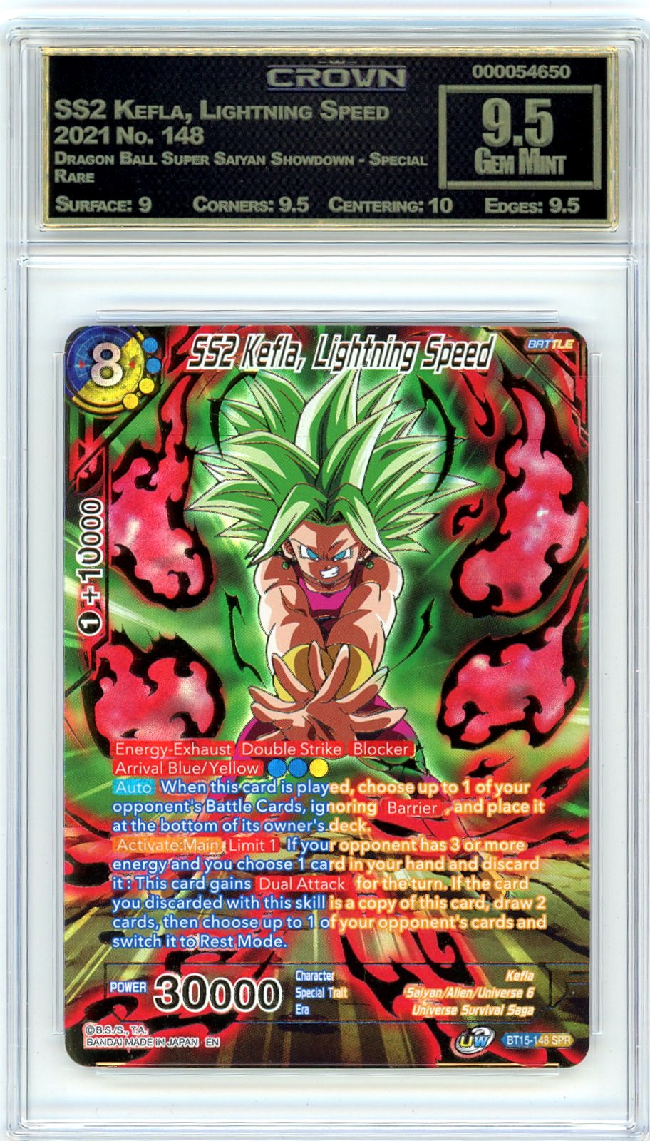 SS2 Kefla, Lightning Speed