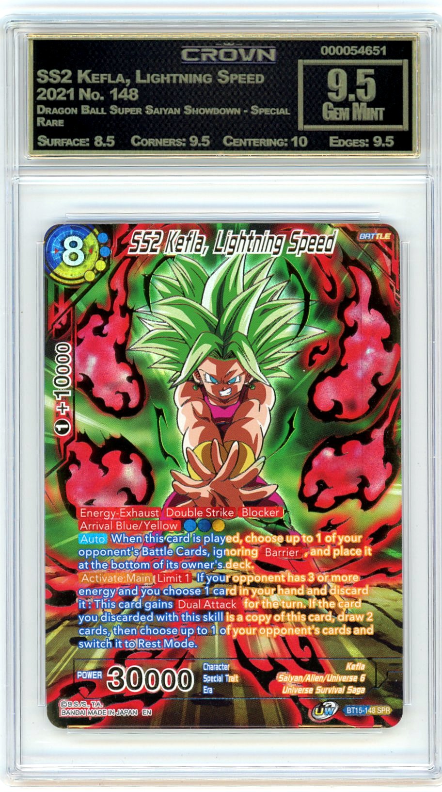 SS2 Kefla, Lightning Speed