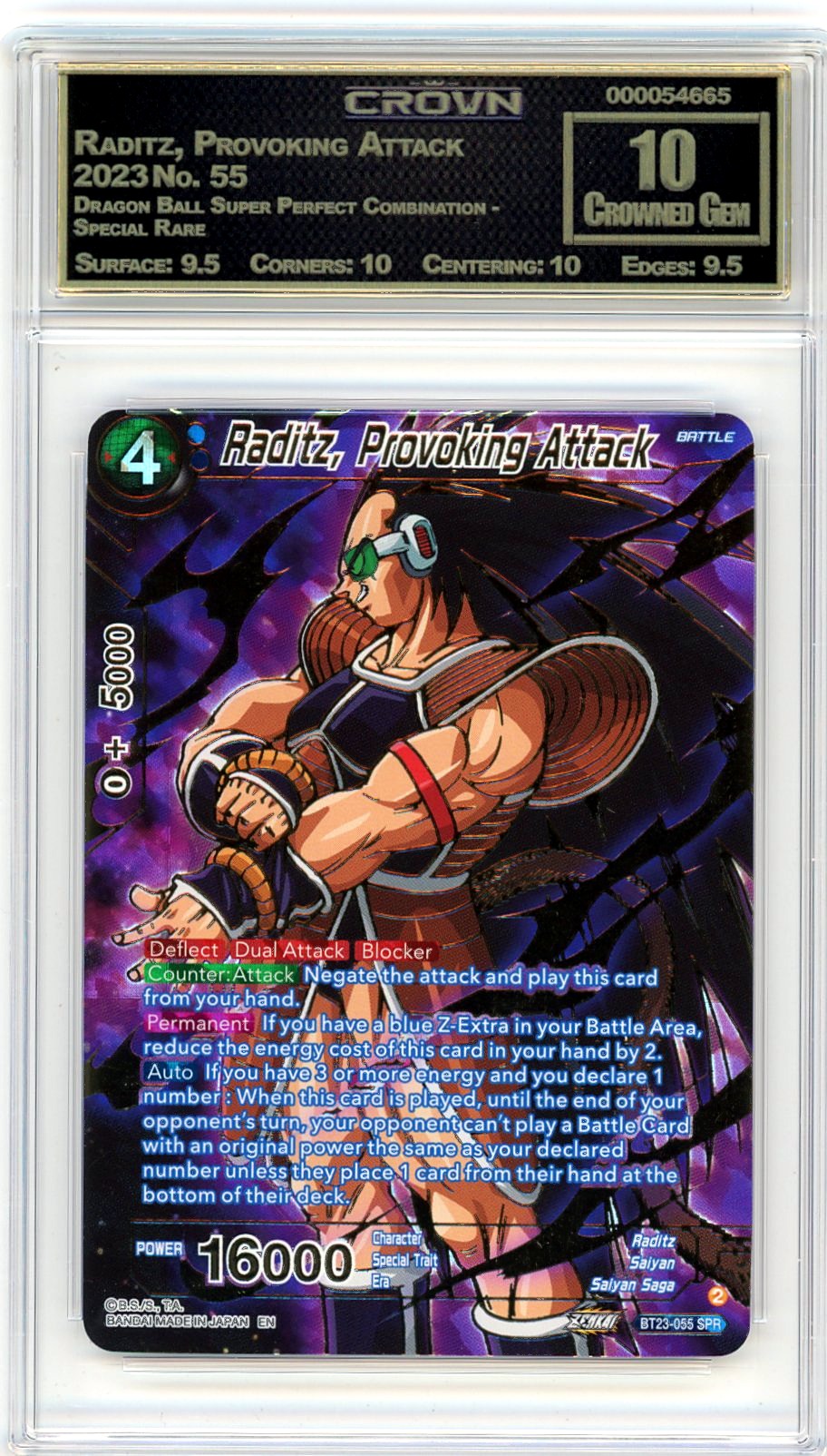 Raditz, Provoking Attack