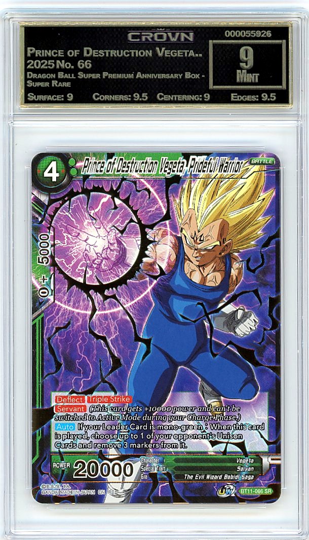 Prince of Destruction Vegeta..