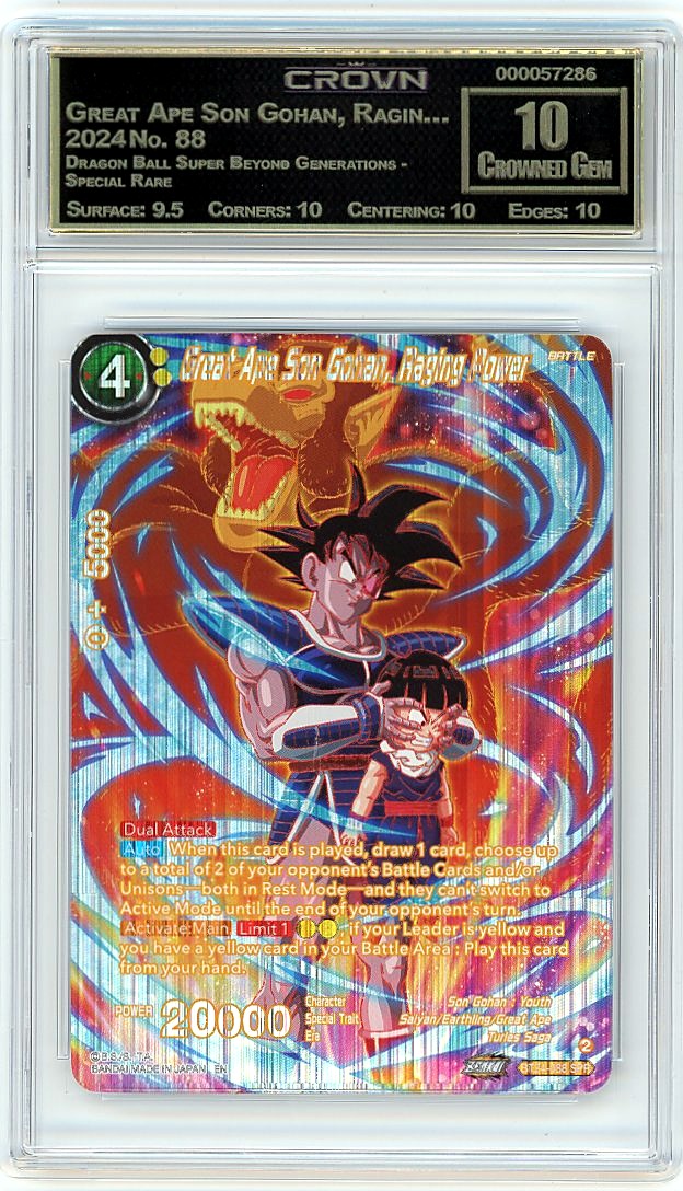 Great Ape Son Gohan, Ragin…