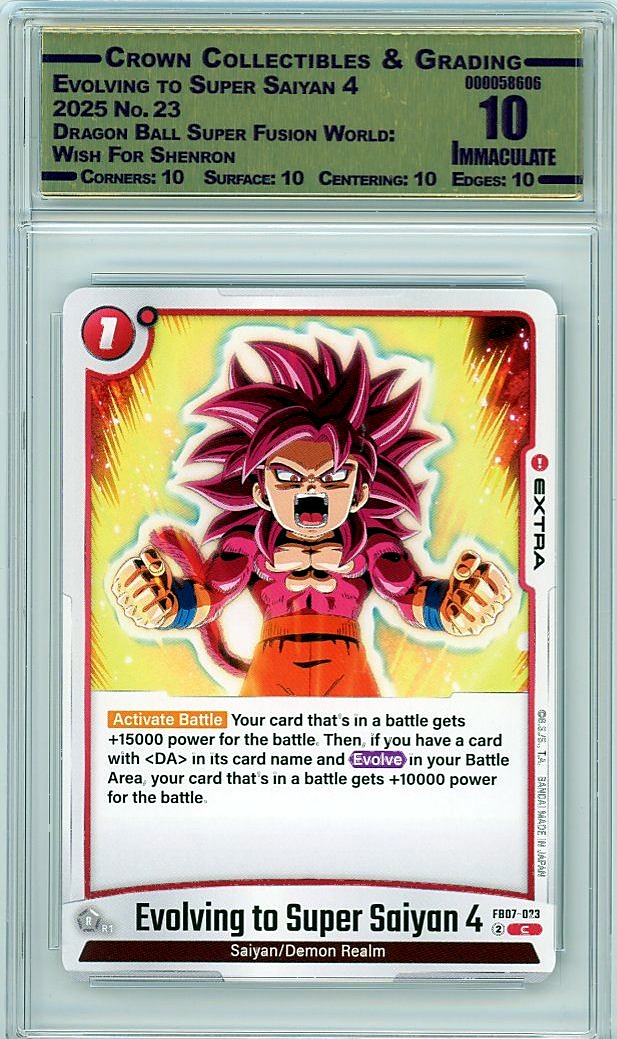 Evolving to Super Saiyan 4