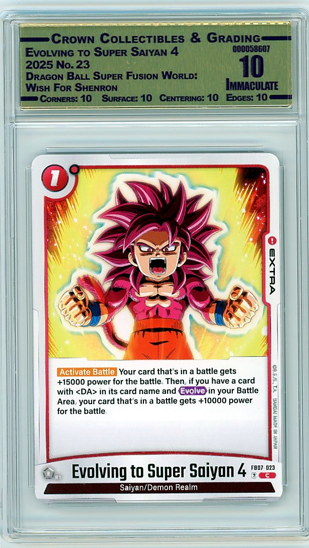 Evolving to Super Saiyan 4