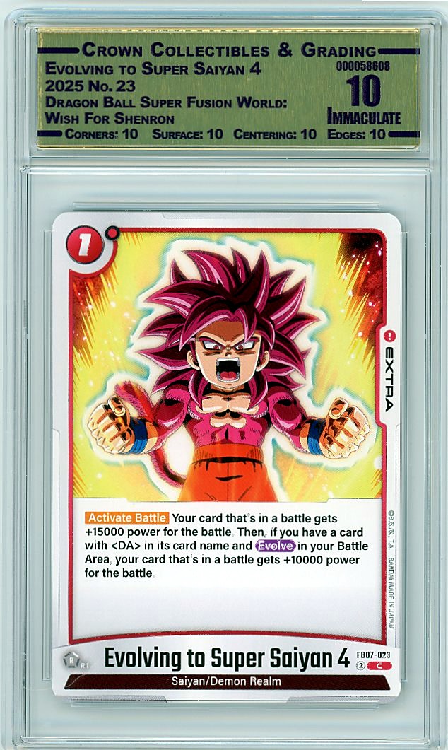 Evolving to Super Saiyan 4