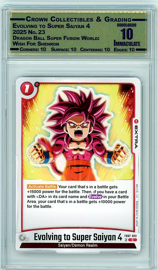 Evolving to Super Saiyan 4