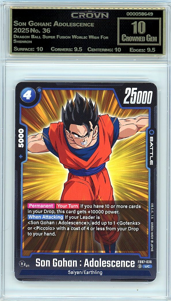 Son Gohan: Adolescence