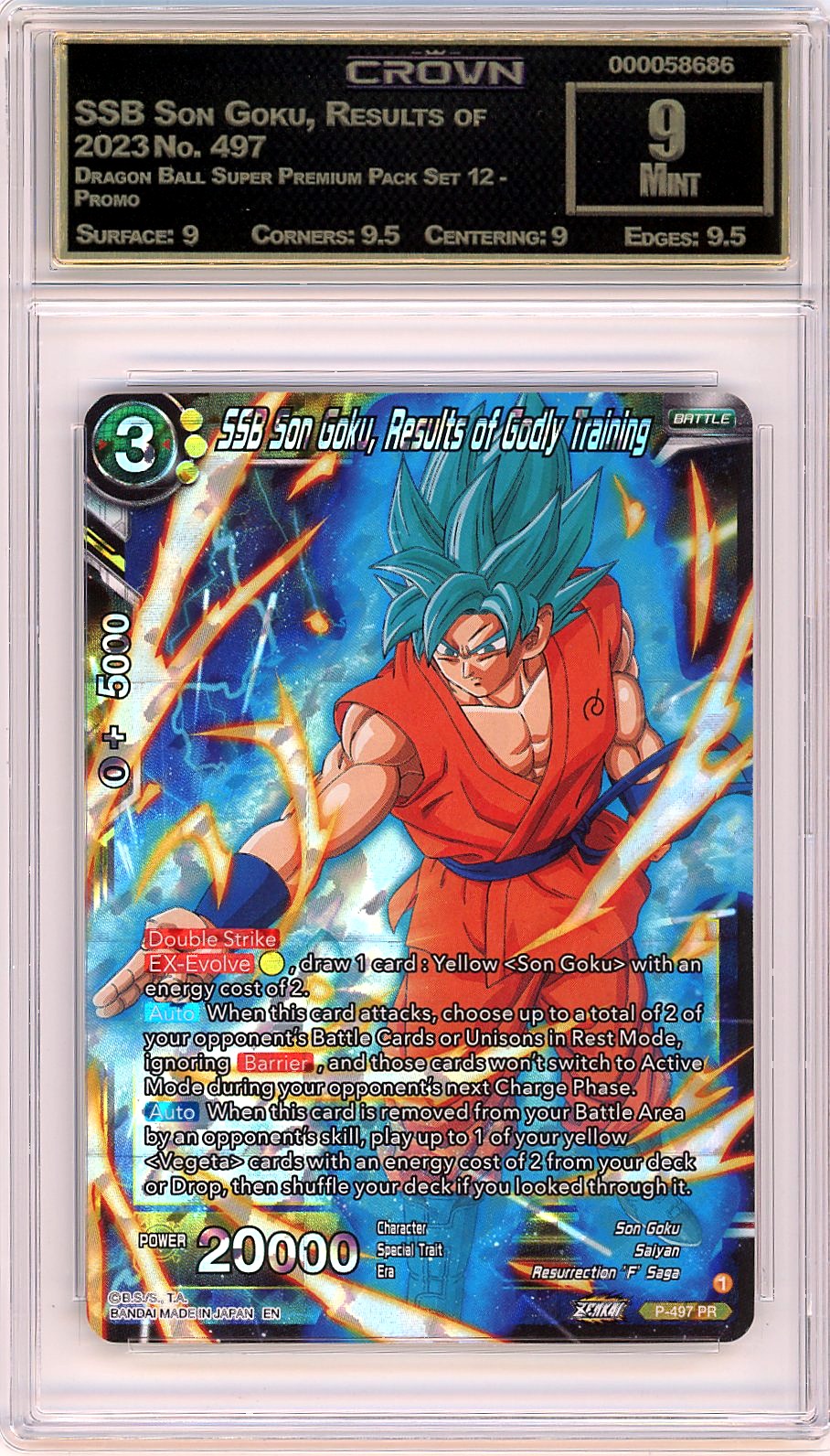 SSB Son Goku, Results of God..