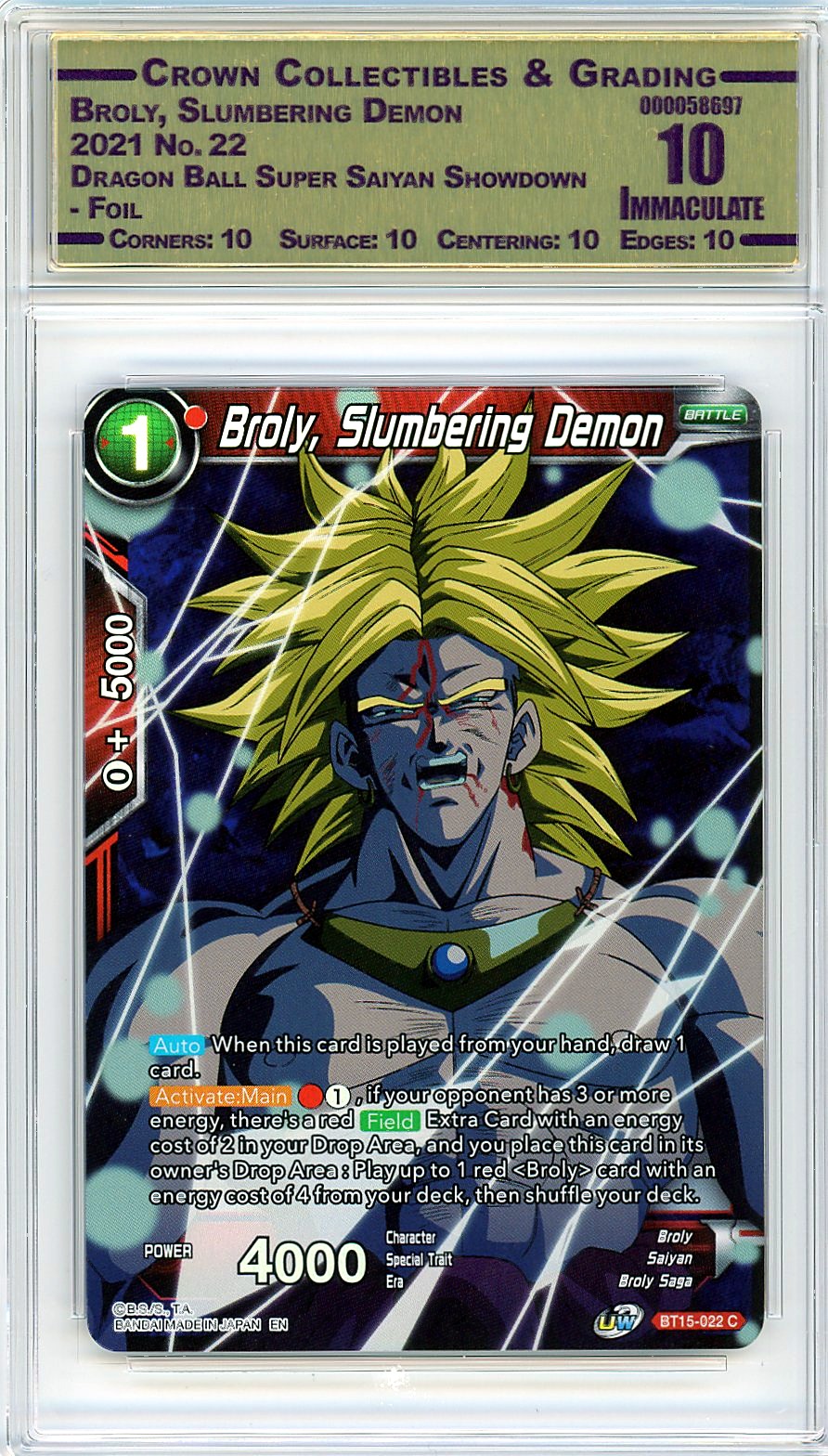 Broly, Slumbering Demon