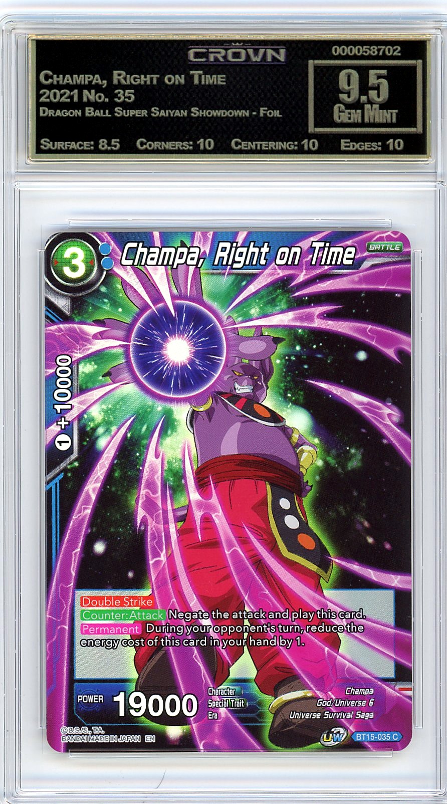 Champa, Right on Time