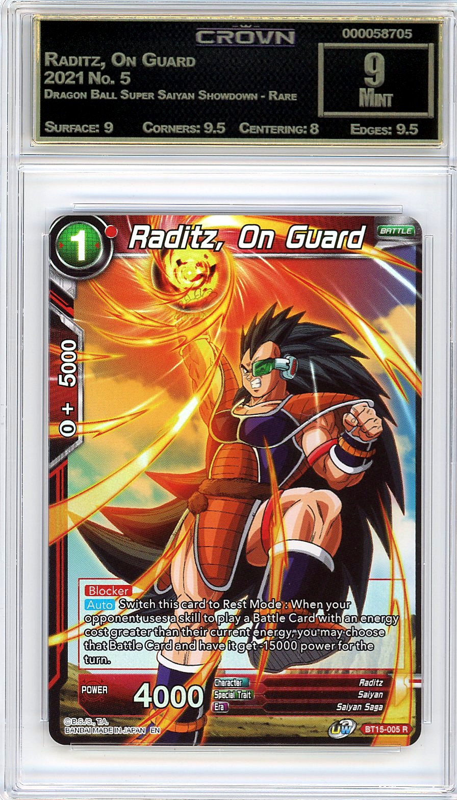 Raditz, On Guard