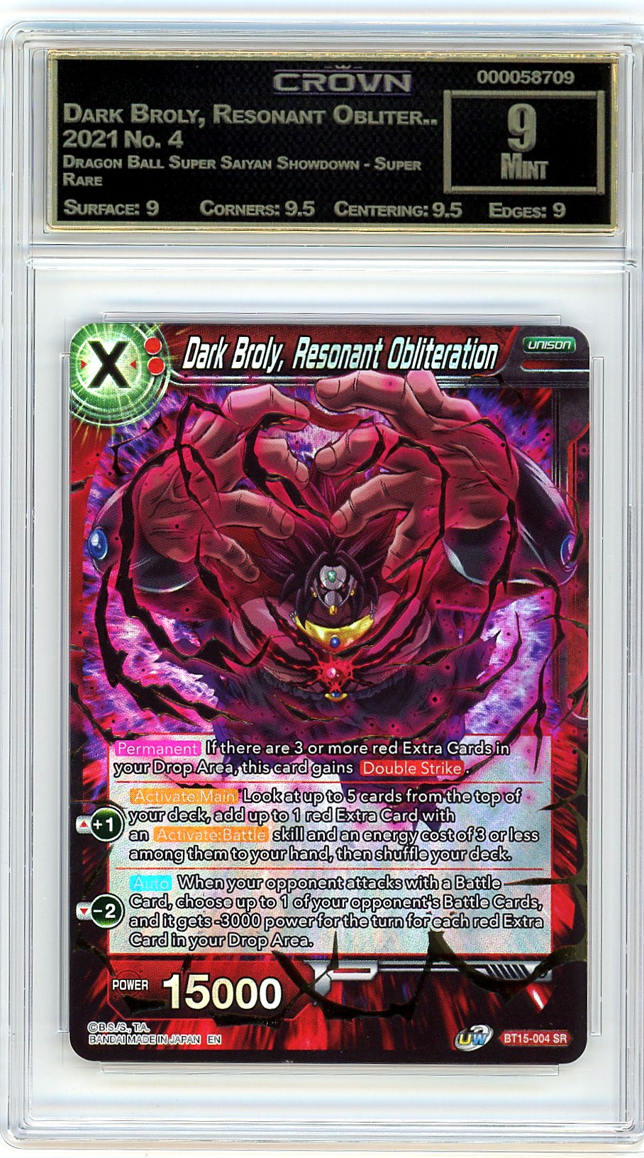 Dark Broly, Resonant Obliter..