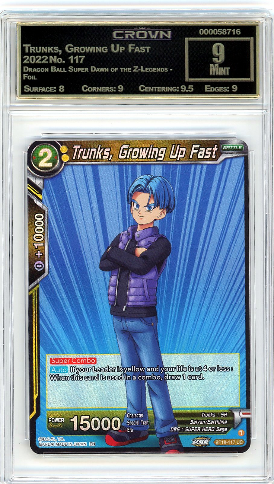 Trunks, Growing Up Fast