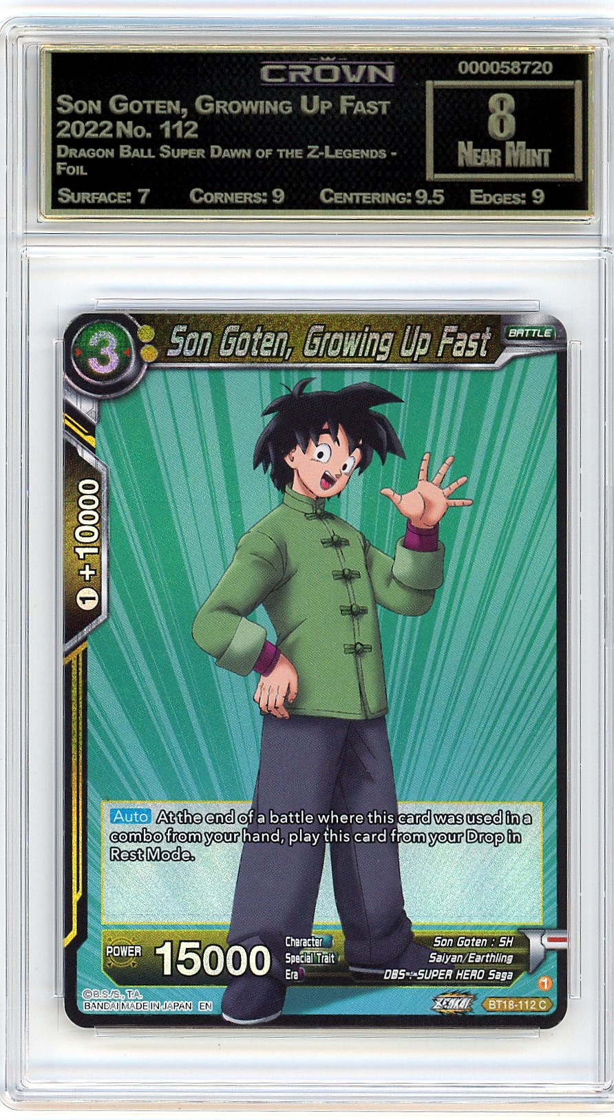 Son Goten, Growing Up Fast