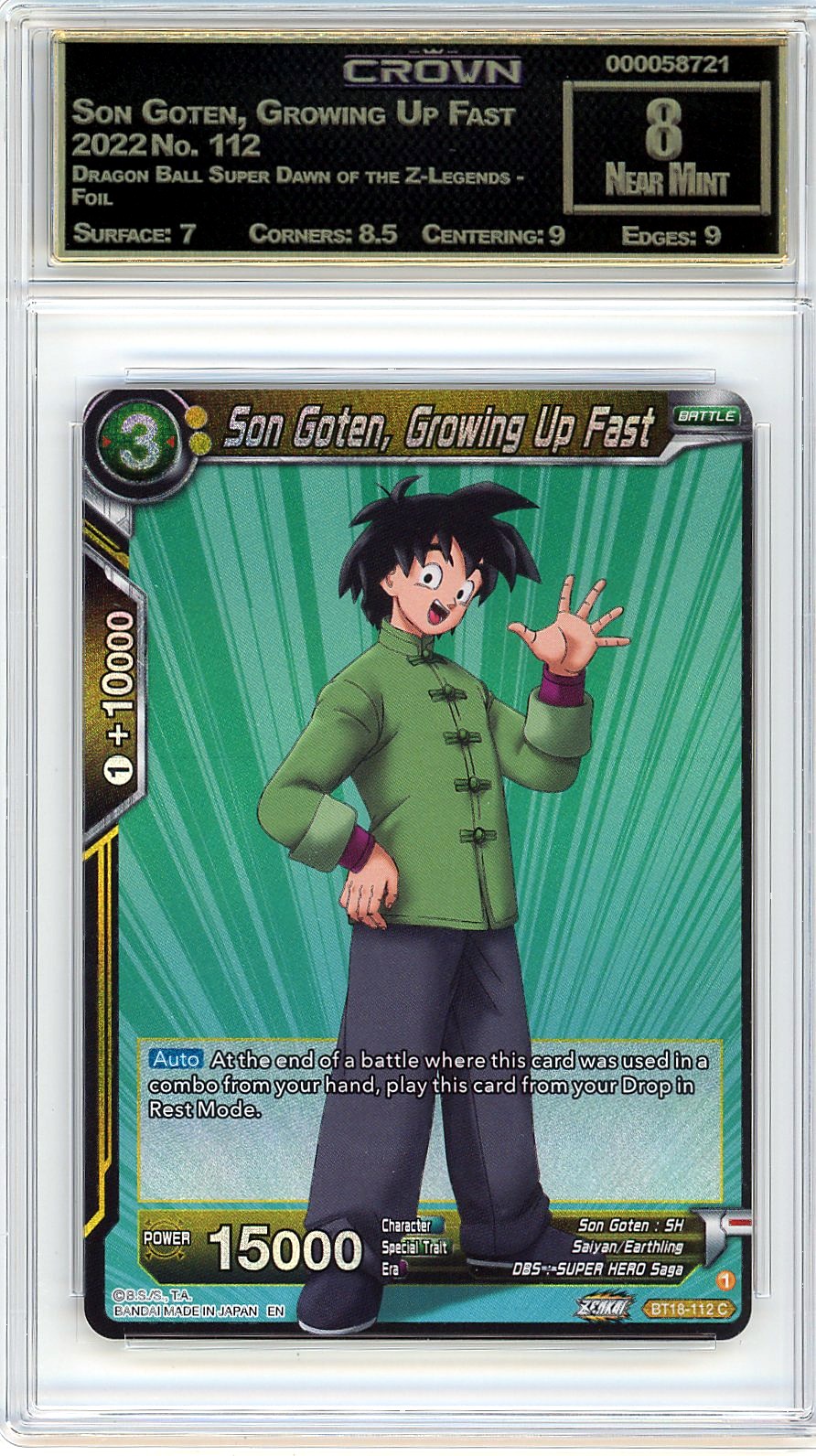 Son Goten, Growing Up Fast