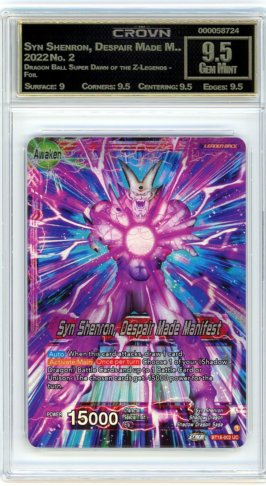 Syn Shenron, Despair Made M..