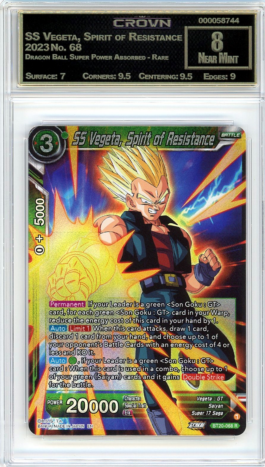 SS Vegeta, Spirit of Resistance