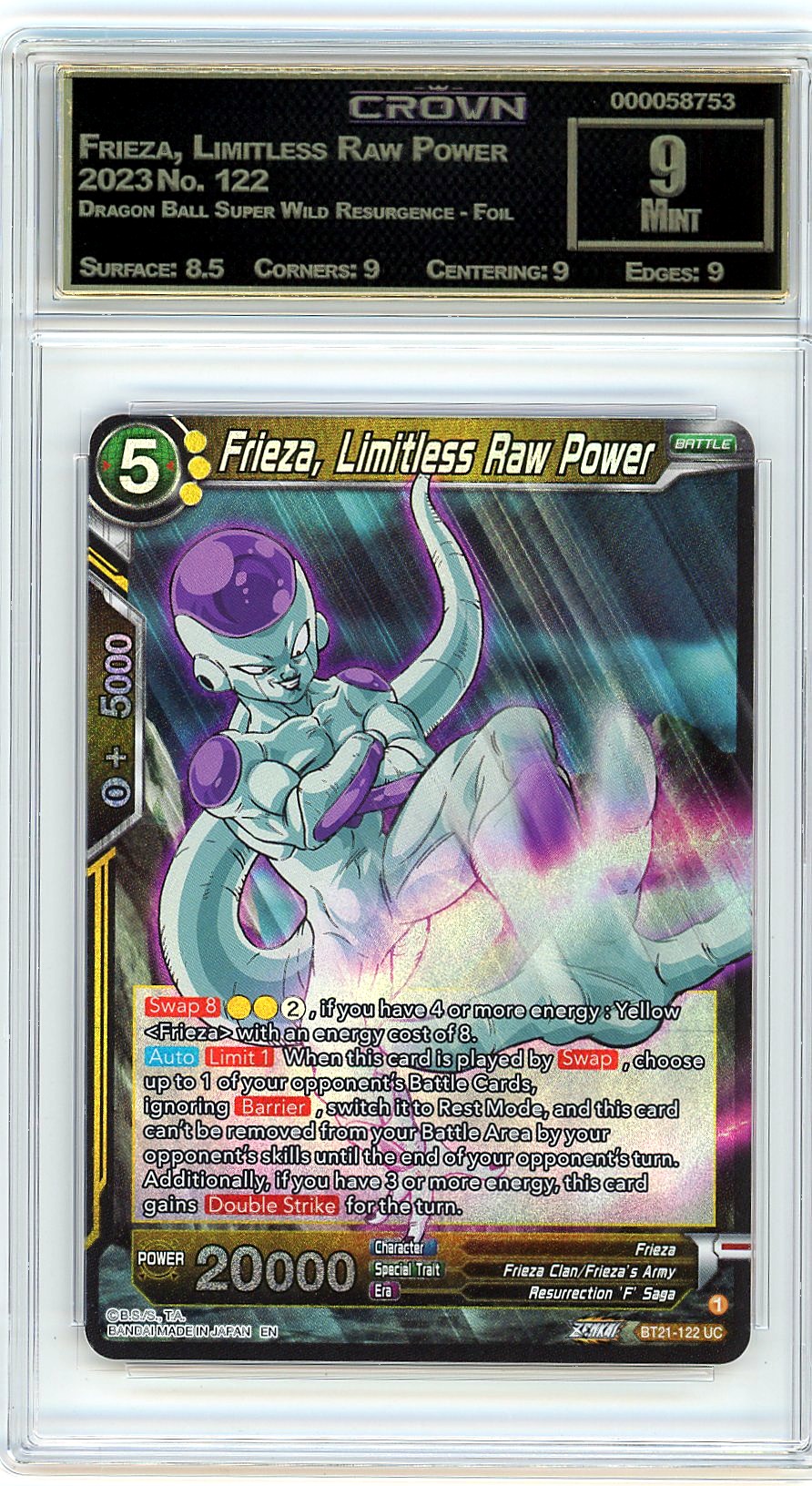 Frieza, Limitless Raw Power