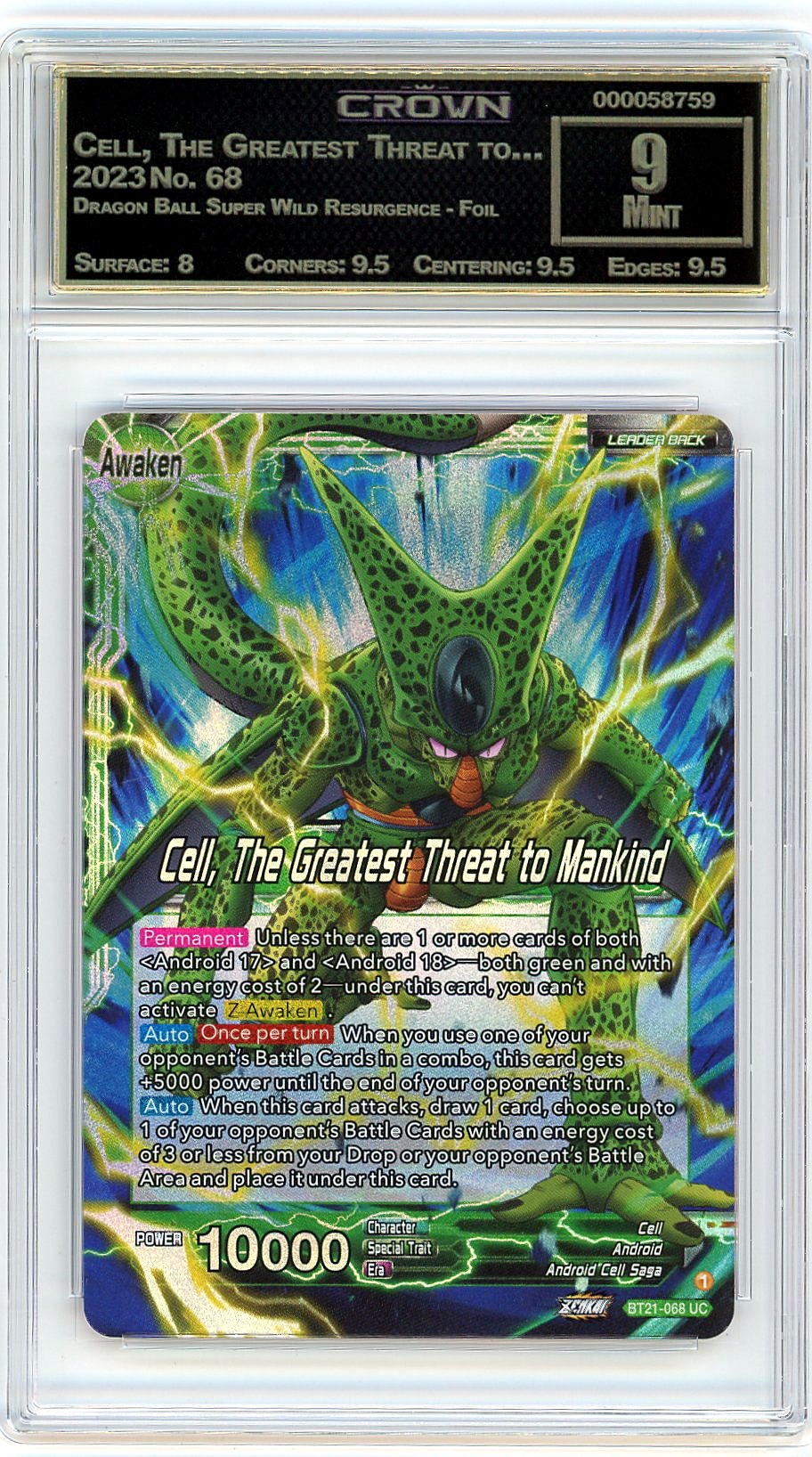 Cell, The Greatest Threat to…