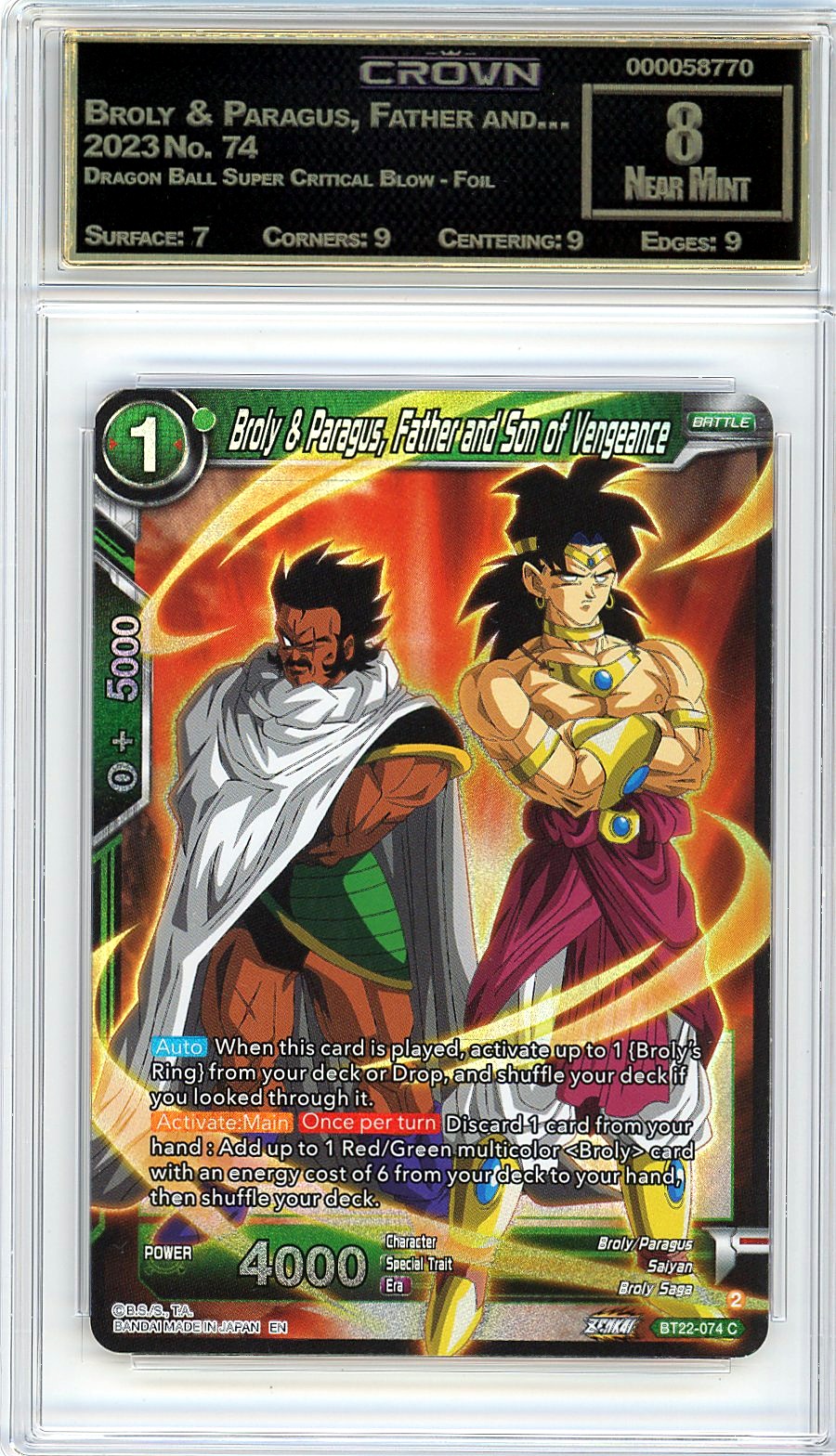 Broly & Paragus, Father and…