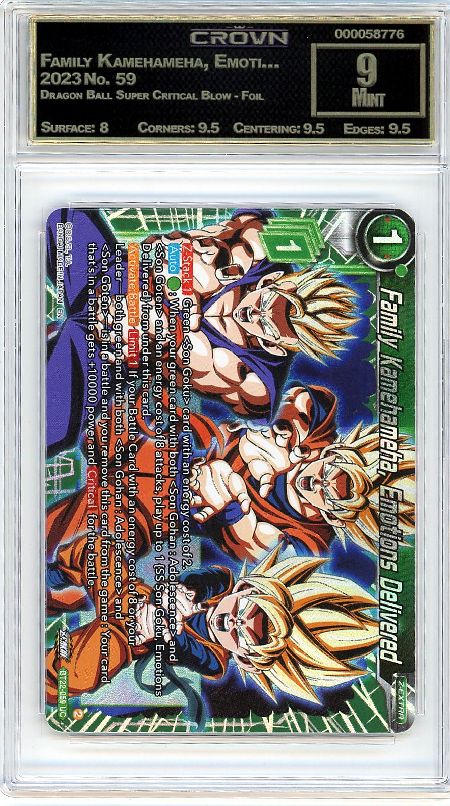 Family Kamehameha, Emoti…