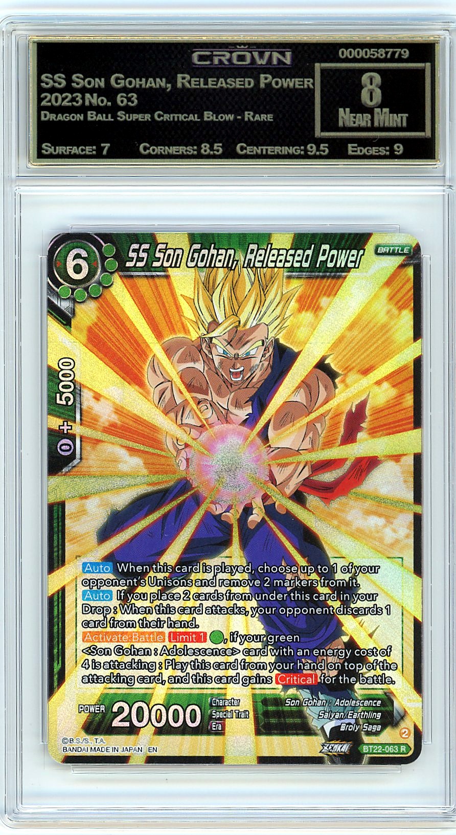 SS Son Gohan, Released Power