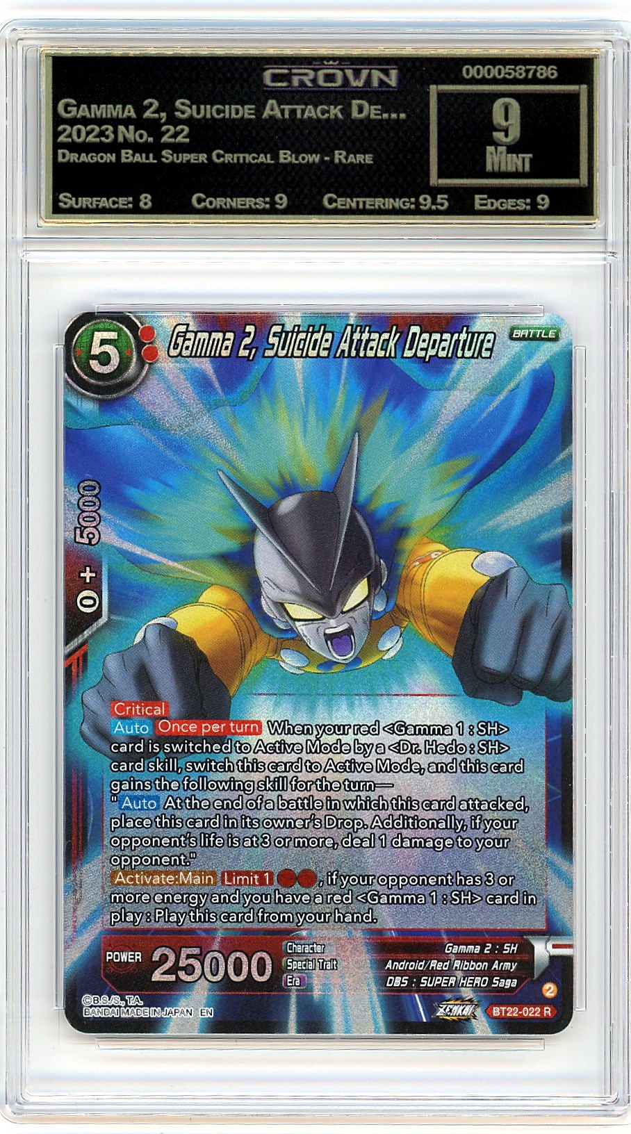 Gamma 2, Suicide Attack De…