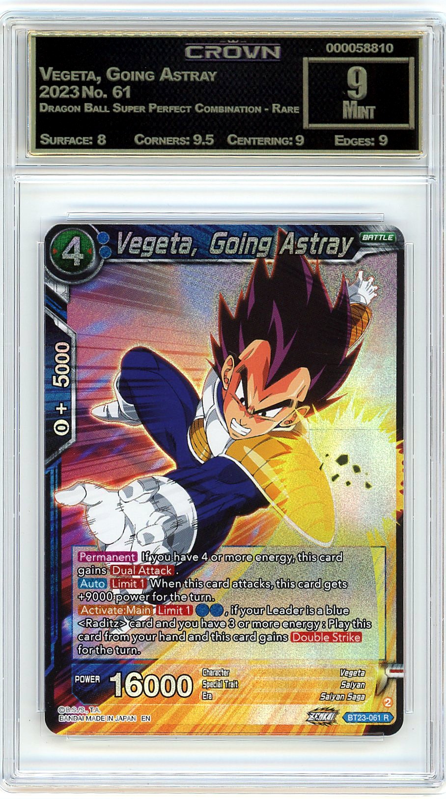 Vegeta, Going Astray