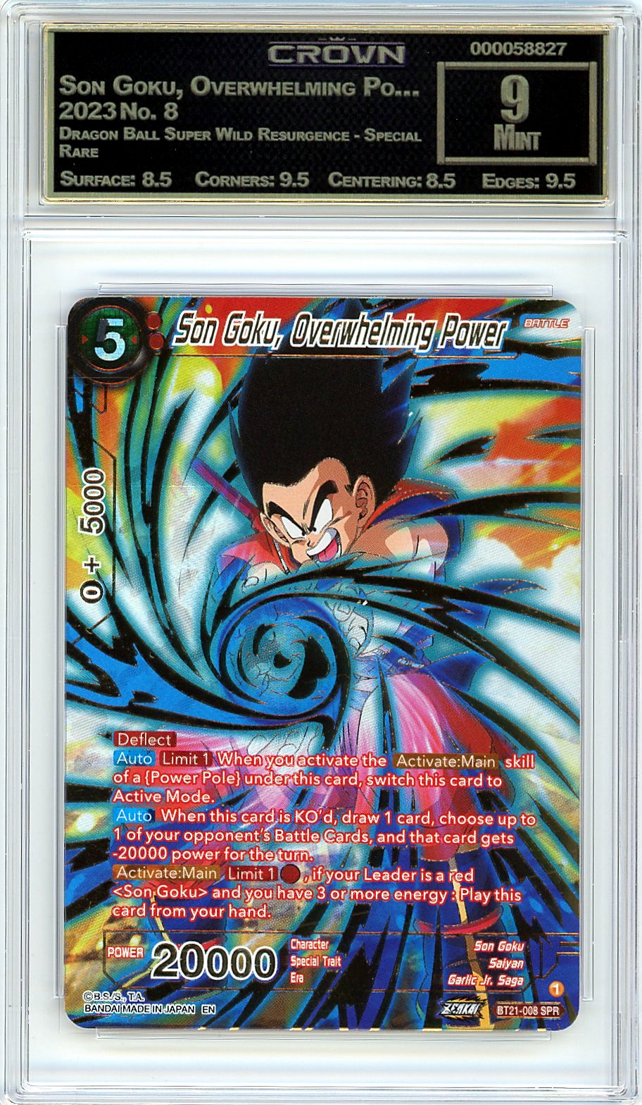 Son Goku, Overwhelming Po…