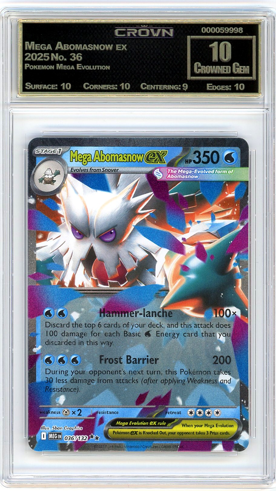 Mega Abomasnow ex